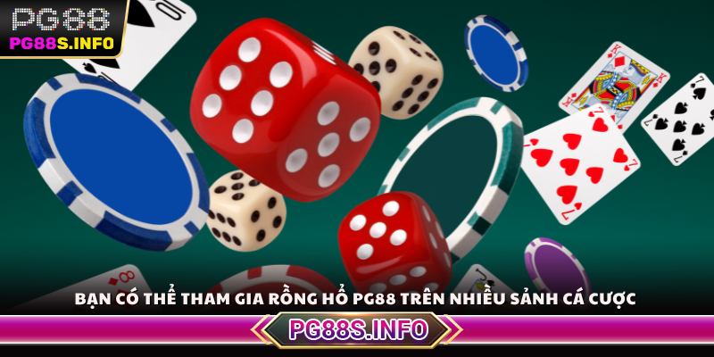 Bạn có thể tham gia Rồng Hổ PG88 trên nhiều sảnh cá cược 